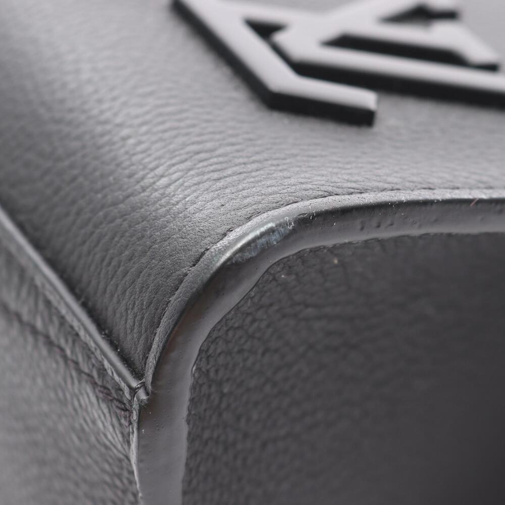 Louis Vuitton Takeoff Tote Bag Leather Aerogram Black - Picture 5 of 7